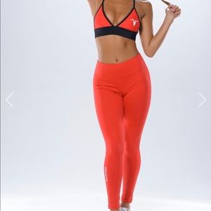 Red Ignite Premium Yoga Activewear Set NWT